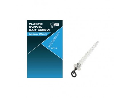 Nash Plastic Swivel Bait Screw 13 mm